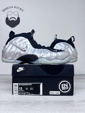 Asics Racing Shoes Size 13 - Nike Air Foamposite Pro Men's 'Silver Surfer' Sneakers 616750-004