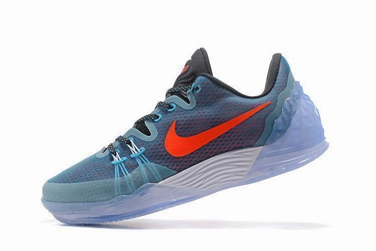 Asics Lite Show Shoes Nike Kobe AD Mamba Basketball Shoes Blue Gray