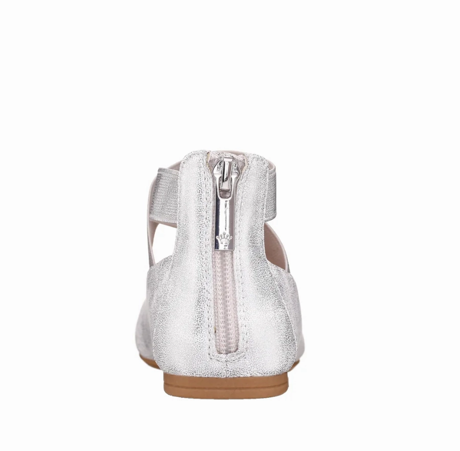 Nina Kids Marissa in Distressed Silver Best Flat Pedal Bike Shoes