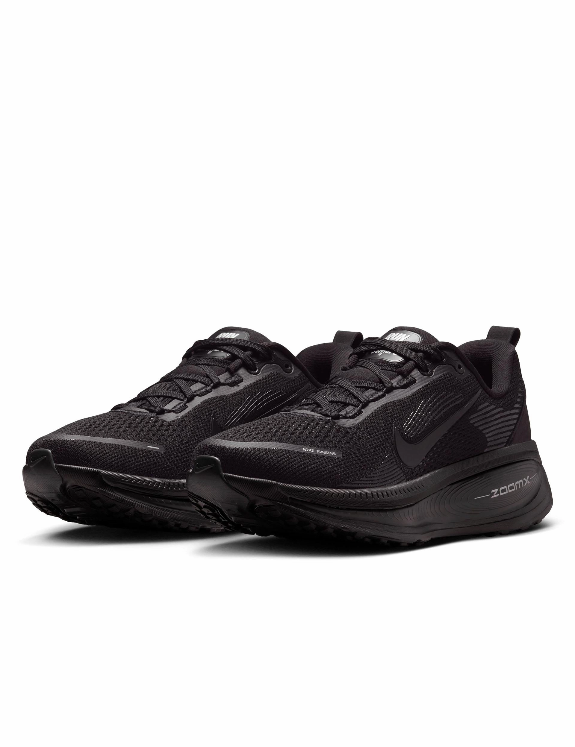 Non Marking Asics Shoes Vomero 18 Running Shoes - Black/Dark Smoke Grey/Light Smoke Grey