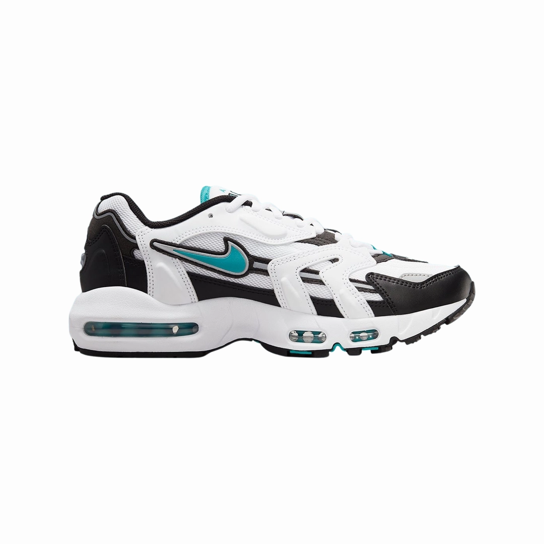 Nike Air Max 96 II White Mystic Teal Black Asics Shoe Lines