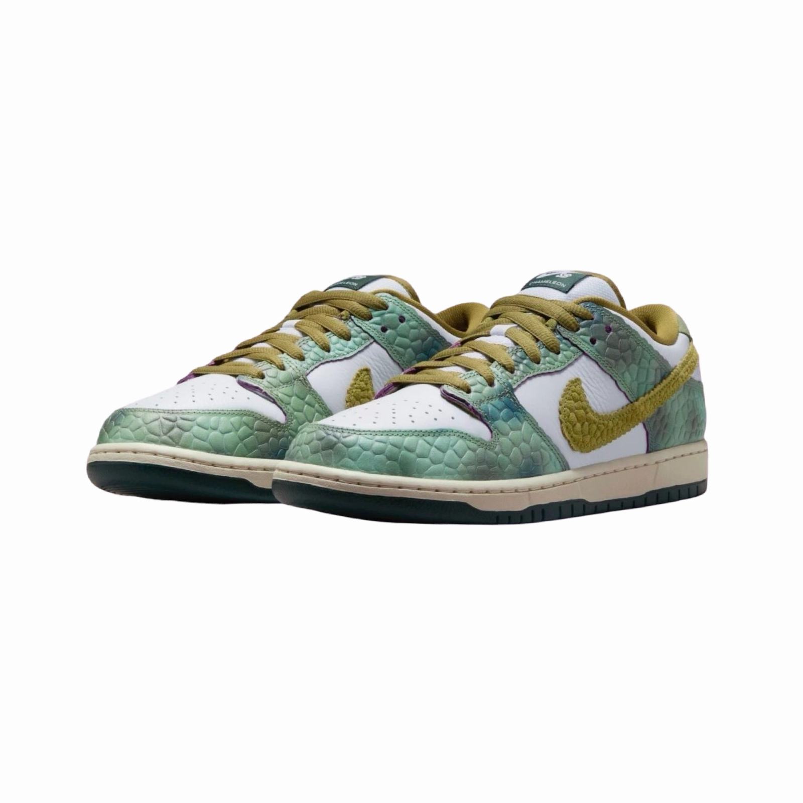 Nike SB Dunk Low Pro QS Oil Green Desert Moss White Asics Tennis Shoes Gel-resolution 9