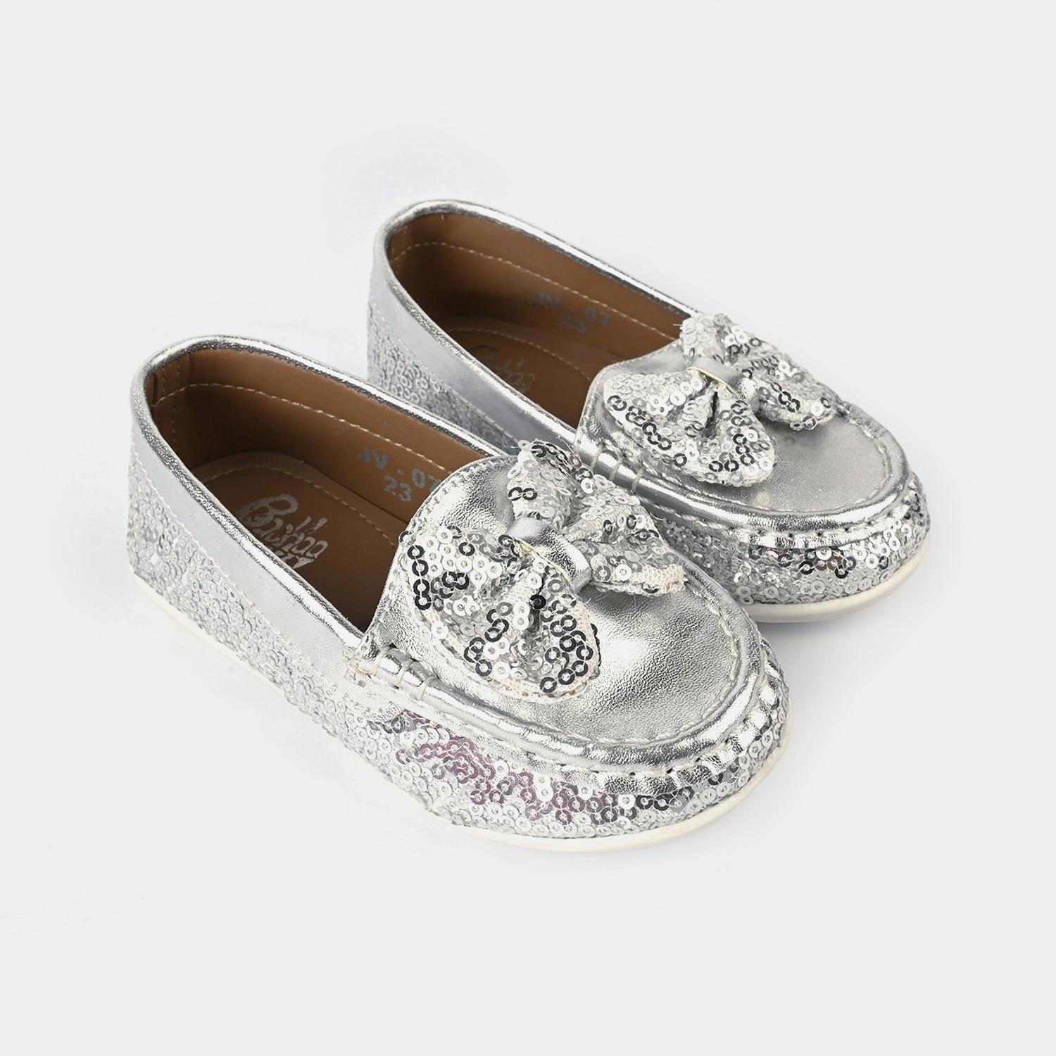 Girls Loafer JV-07-SILVER Uptown Loafers Reviews