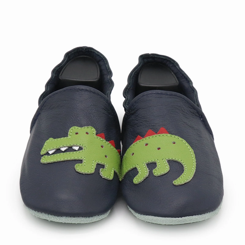 Washable House Slippers For Guests Crocodile Dark Blue Parent Child Matching shoes-slippers