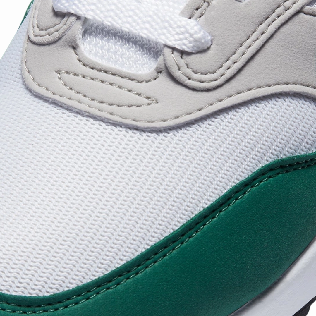 Nike Air Max 1 Anniversary Green (2020) White Evergreen Aura Neutral Grey Black Asic Training Shoes