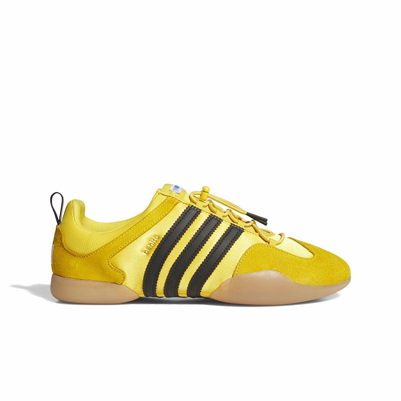 Maroon Adidas Tennis Shoes adidas x Bad Bunny Ballerina BGold/CBlack/Gum3 JQ9230