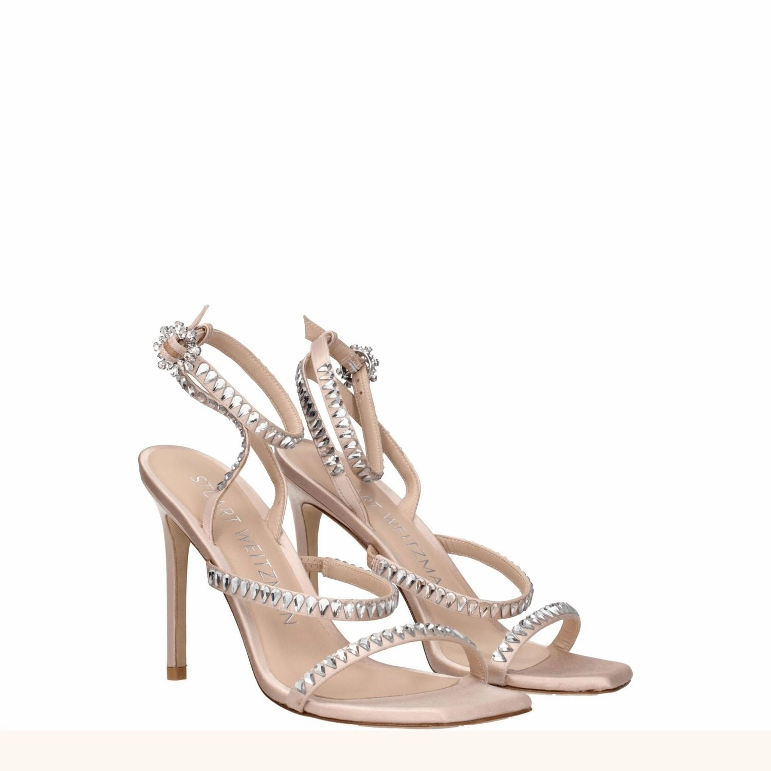 Stuart Weitzman Pink Satin Stiletto Heel Sandals Teva Midform Infinity Sandals
