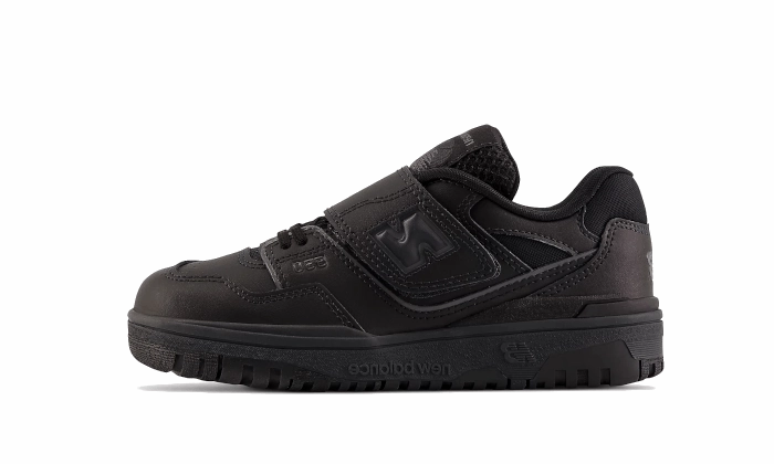 New Balance 550 Strap Triple Black Enfant (PS) New Balance Mens Shoes Grey
