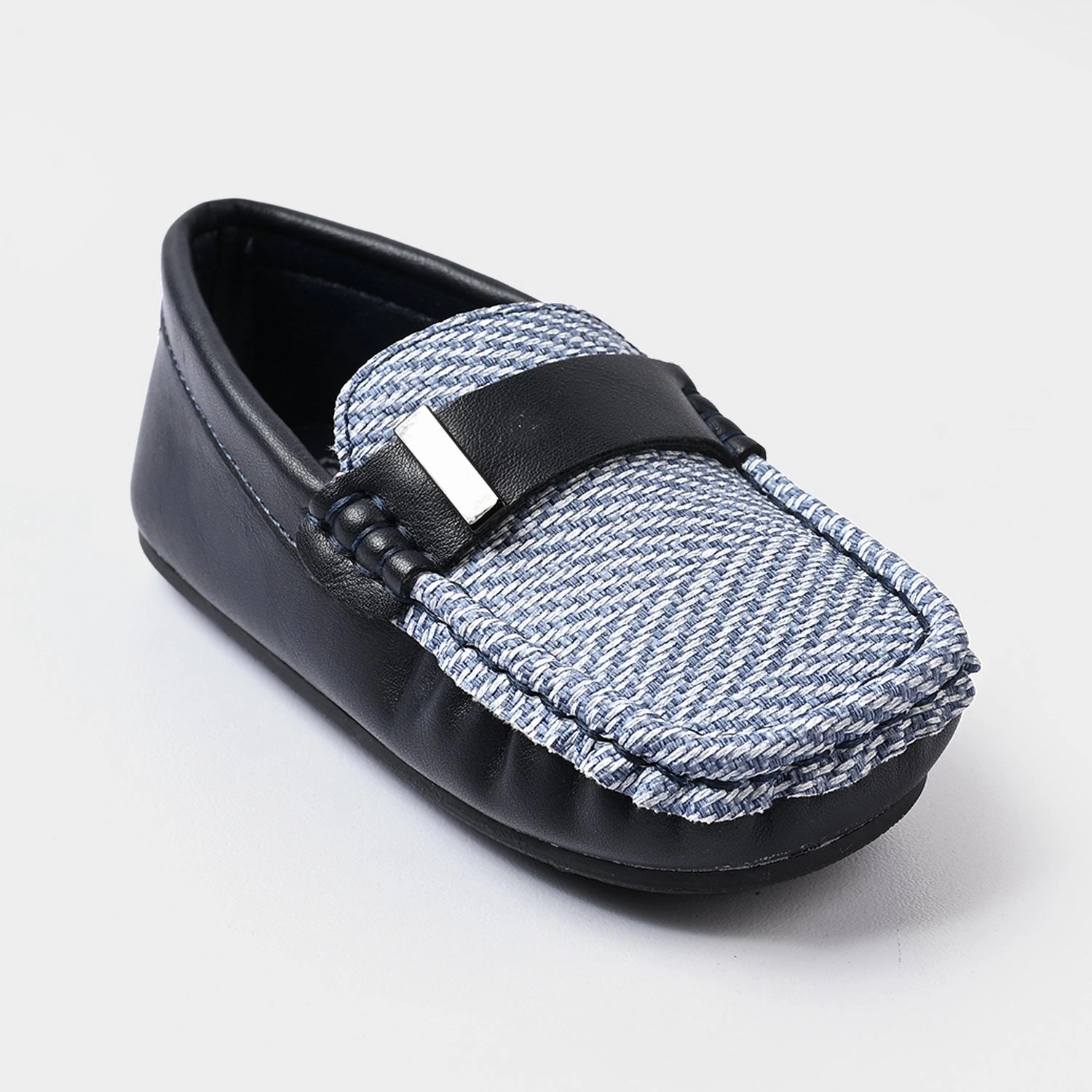 Boys Loafer H502-L20 - Black Buckle Loafers