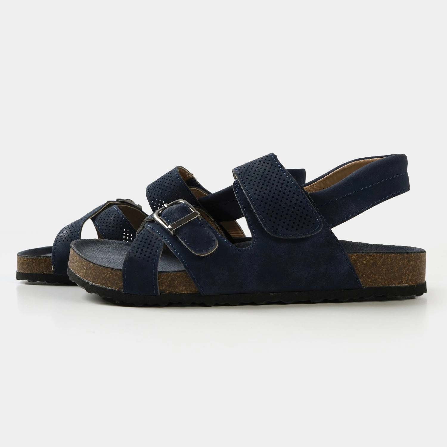 Boys Sandals 2022-183 - Navy Blue Slipper Sandals