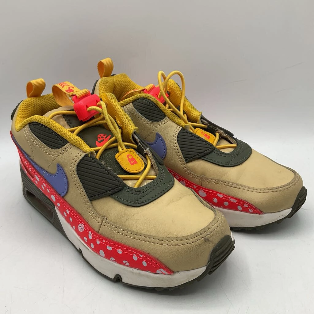Size 1Y: Nike Yellow/Red/Green/Purple Toggle Strap Sneakers Asics Running Shoe Sale