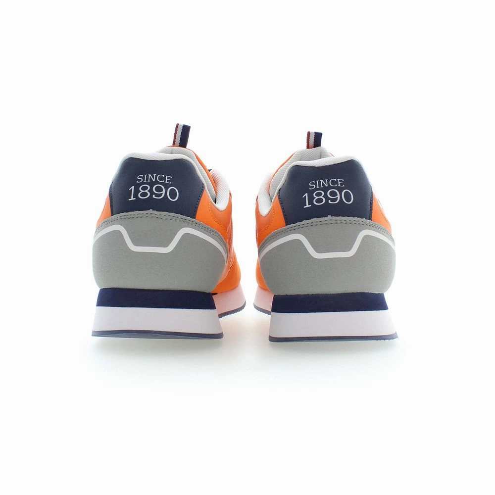U.S. POLO ASSN. Orange Polyester Men Sneaker Ferrari Sneakers