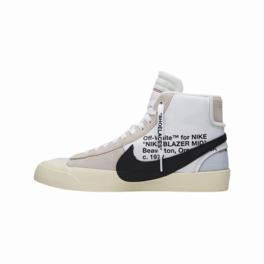 Asics Shoes Good For Flat Feet Nike x Off-White The Ten: Blazer Mid OG 2018 White / Black / Muslin