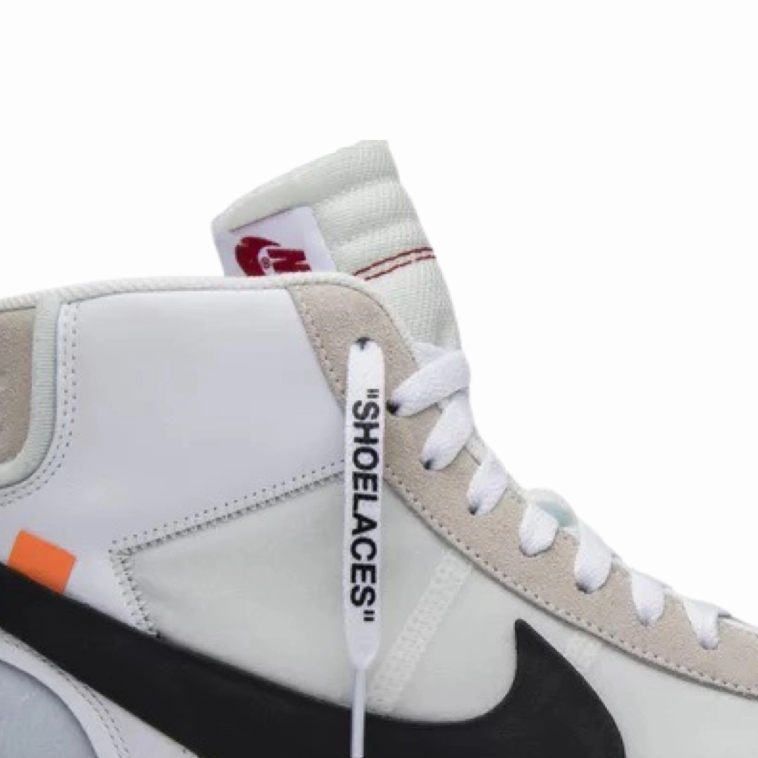 Nike x Off-White The Ten: Blazer Mid OG 2018 White / Black / Muslin Jan Frodeno Asics Shoes