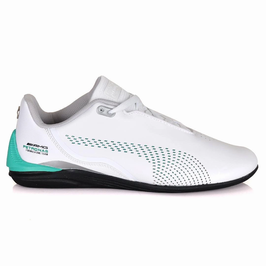 PM Green Drift Cat Decima Motorsport White Sneakers Oxford Sneakers