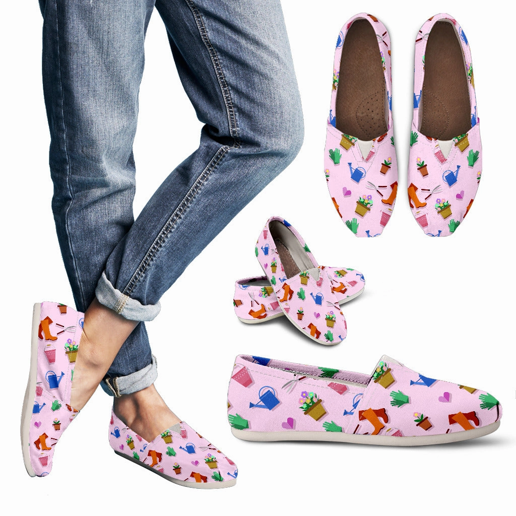 Shoes For Casual Hiking GARDENING PINK PATTERN CASUAL SHOES - FREE SHIPPING WORLDWIDE