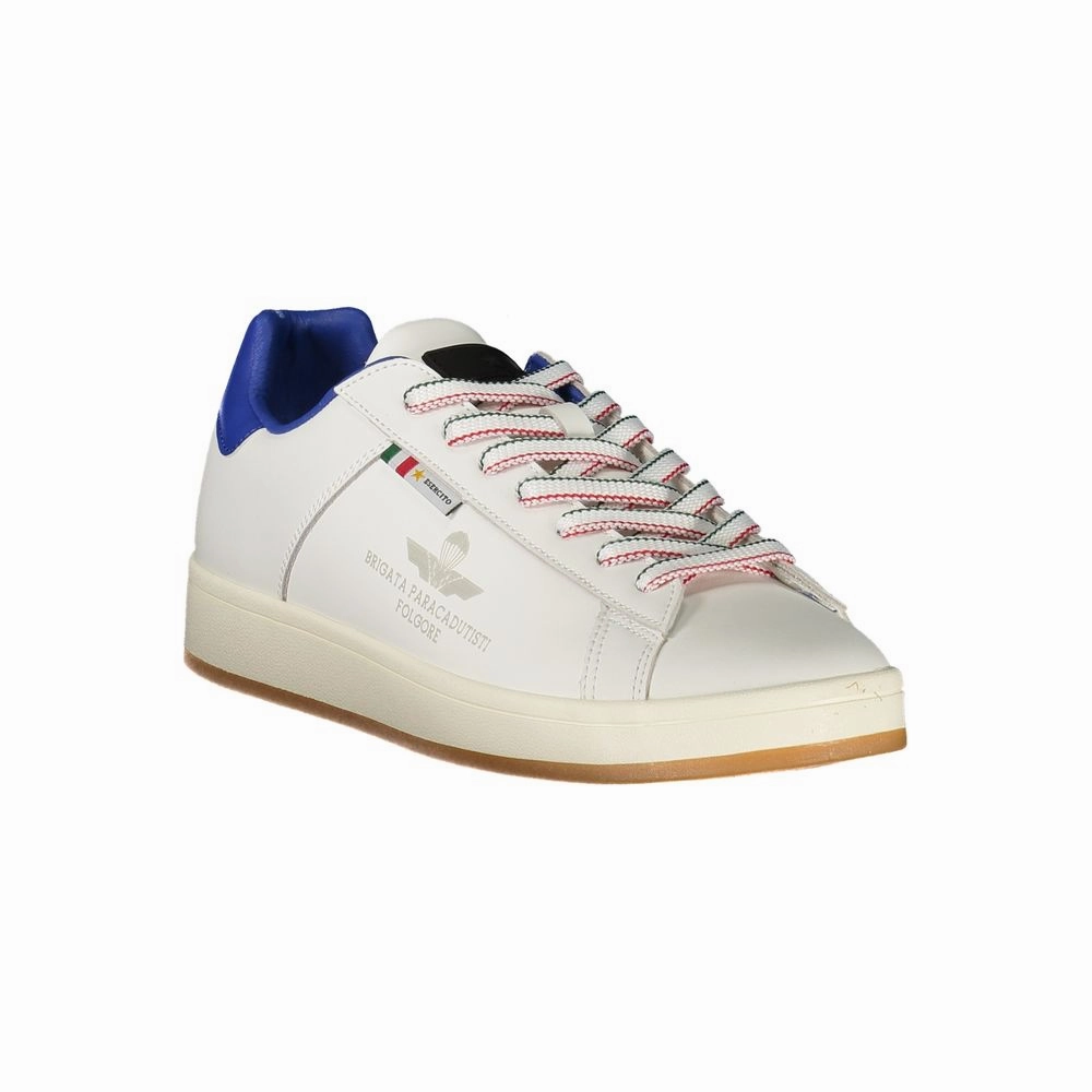 Esercito 1659 White Leather Men Sneaker Sneakers All Brands