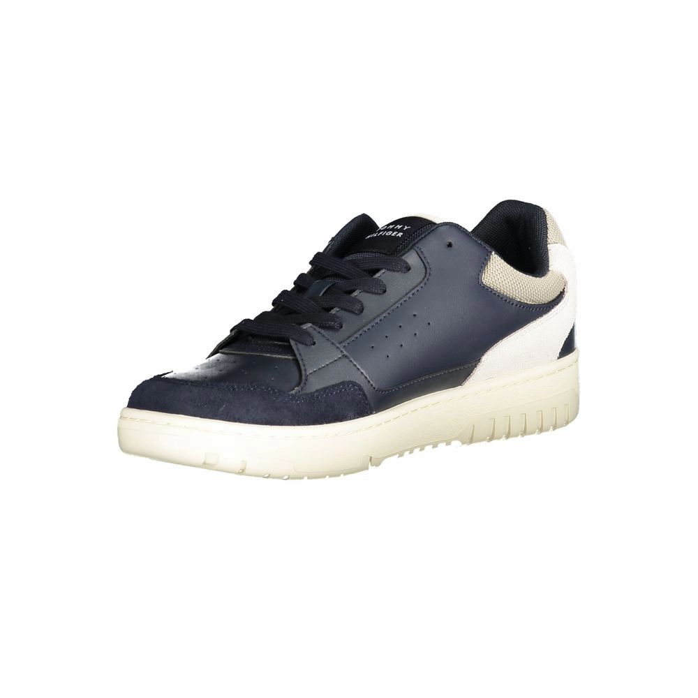 Tommy Hilfiger Blue Polyethylene Men Sneaker Best Athletic Sneakers For Feet
