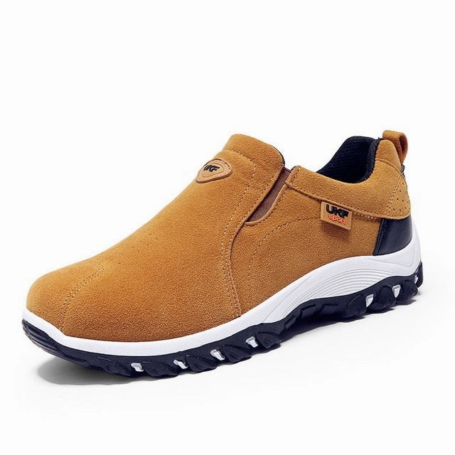 EXTRA 2019 Spring Summer Slip-On Out door Loafers Sneakers For Men Shoes Breathable Suede Male Footwear Walking comforta