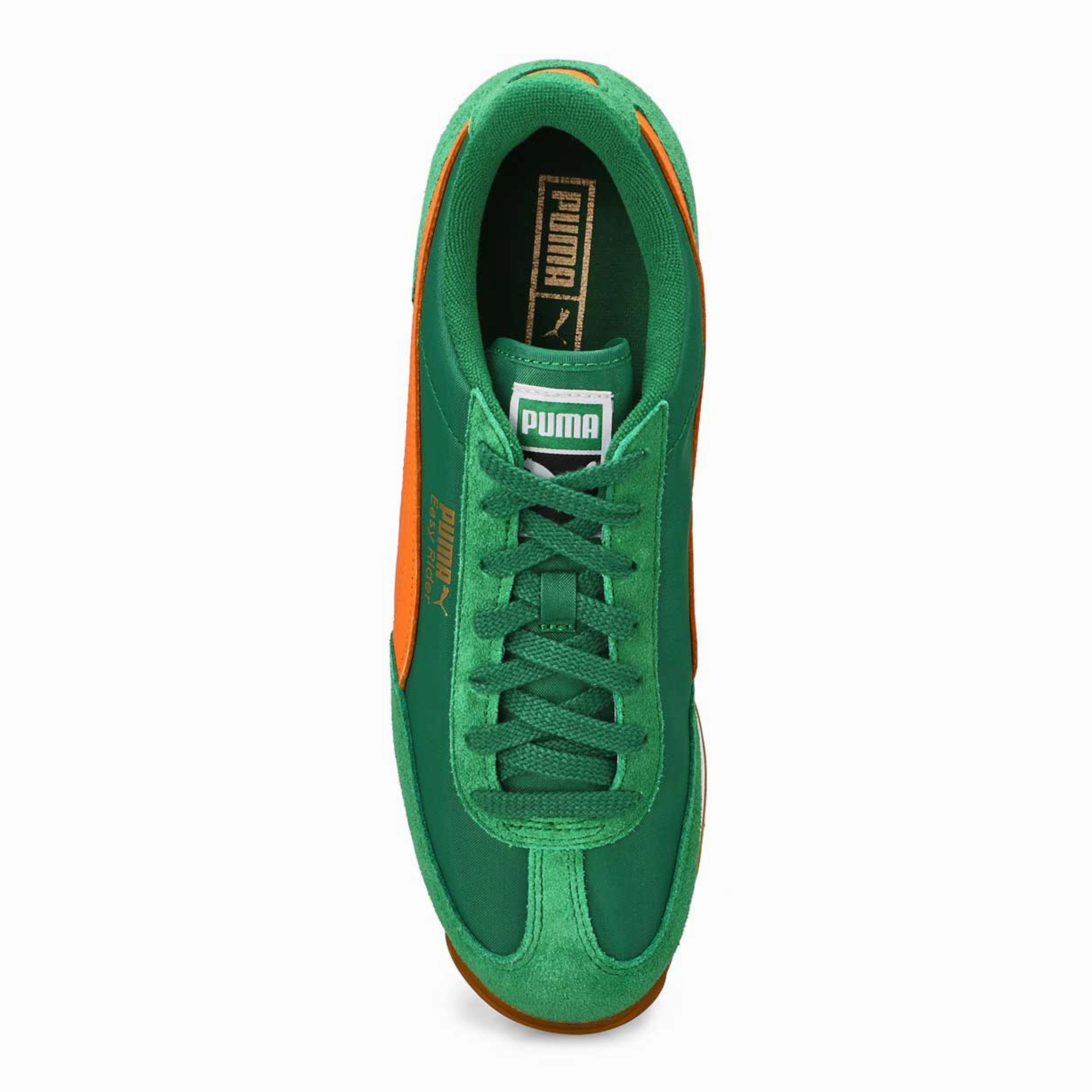 Puma Men's Easy Rider Vintage Archive Green/Rickie Orange Puma Dj Snake Shoes