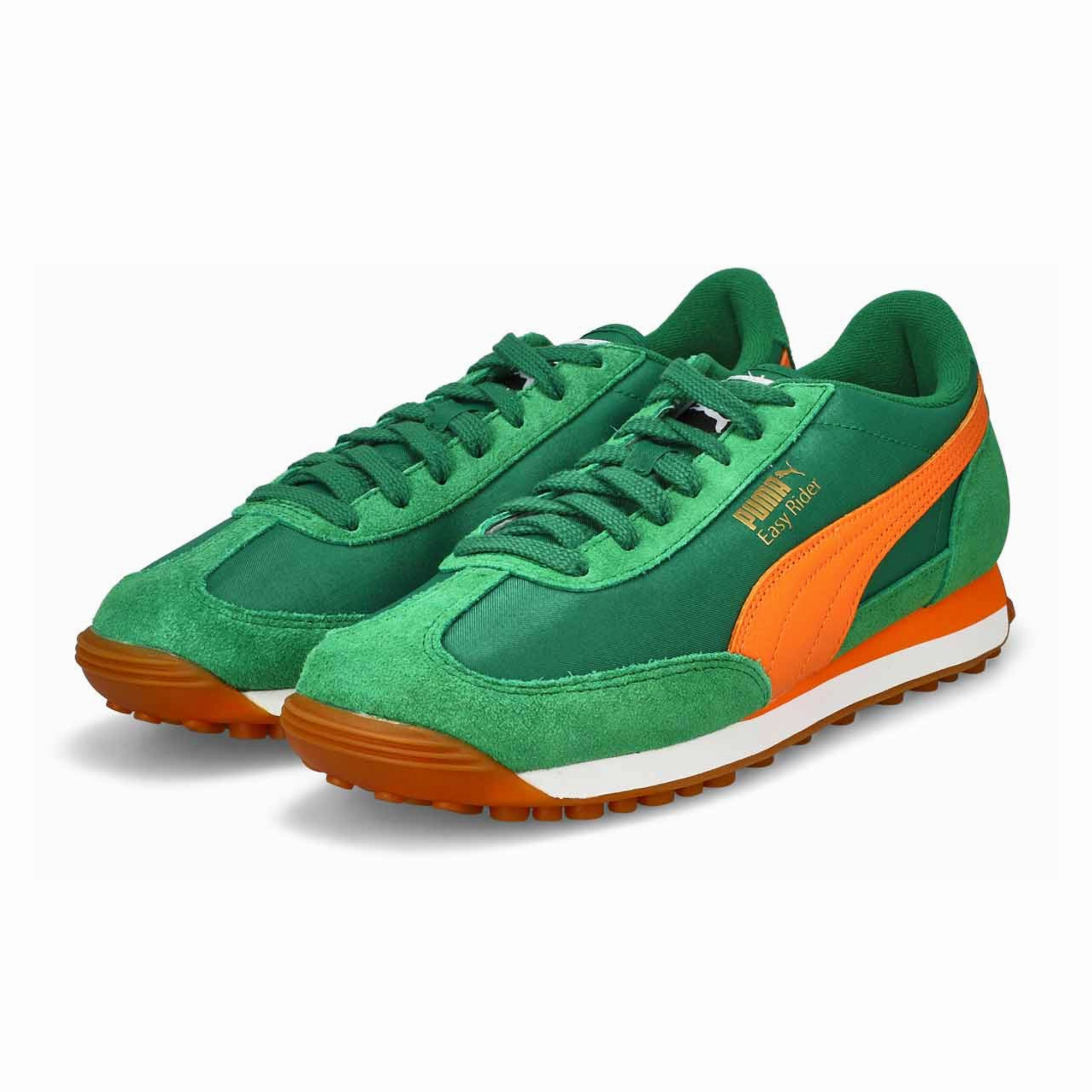 Puma Men's Easy Rider Vintage Archive Green/Rickie Orange Puma Grip Fusion Pro Golf Shoes