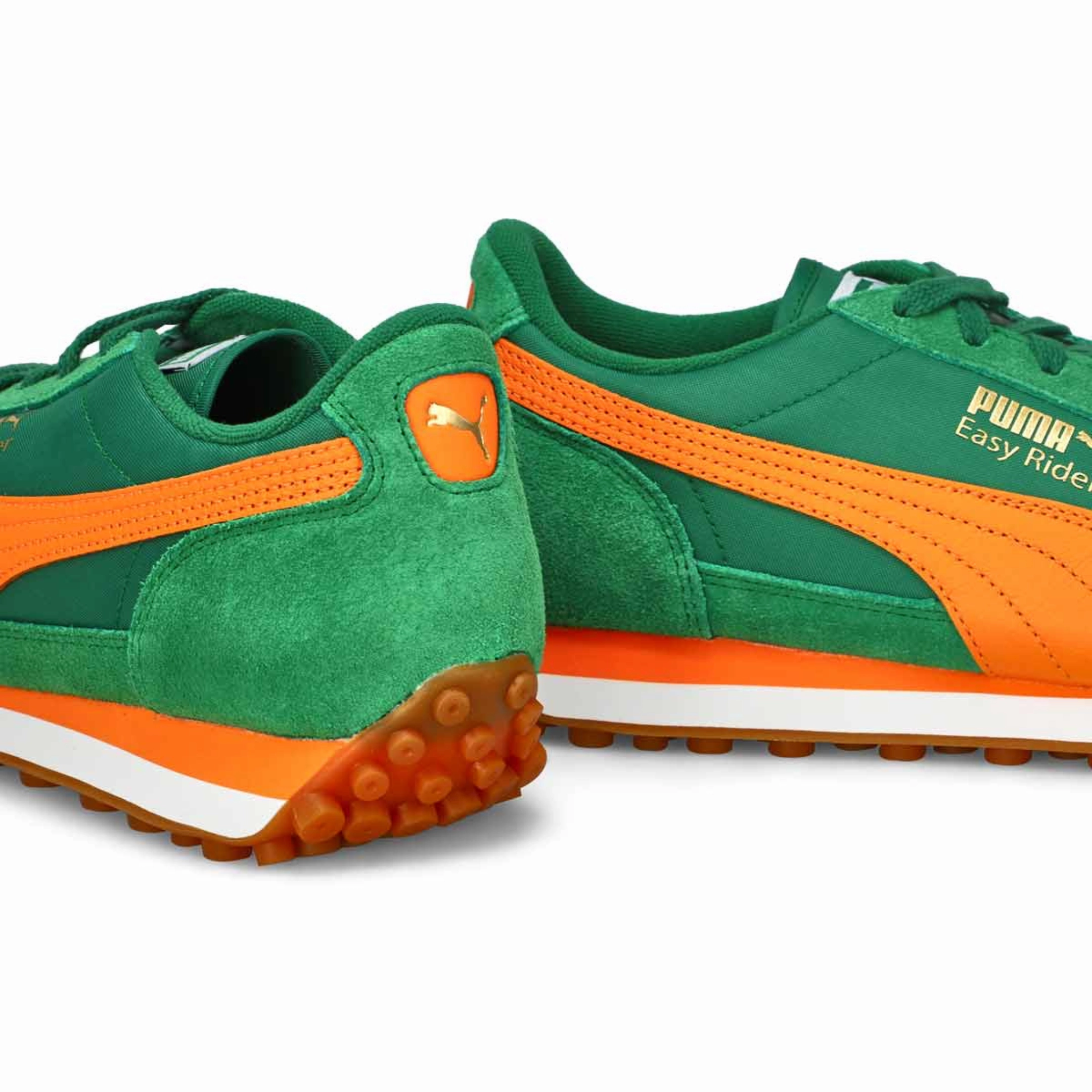 Puma Davis Cup Shoes Puma Men's Easy Rider Vintage Archive Green/Rickie Orange