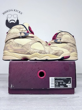 Asics Tennis Shoes Boss Size 13 - Nike Air Jordan 8 "Rui Hachimura Black Samurai" DO2496-700 Preowned