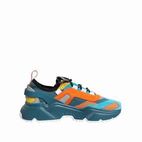 Wedge Sneakers Dolce & Gabbana Multicolor Daymaster Low Top Sneakers Shoes