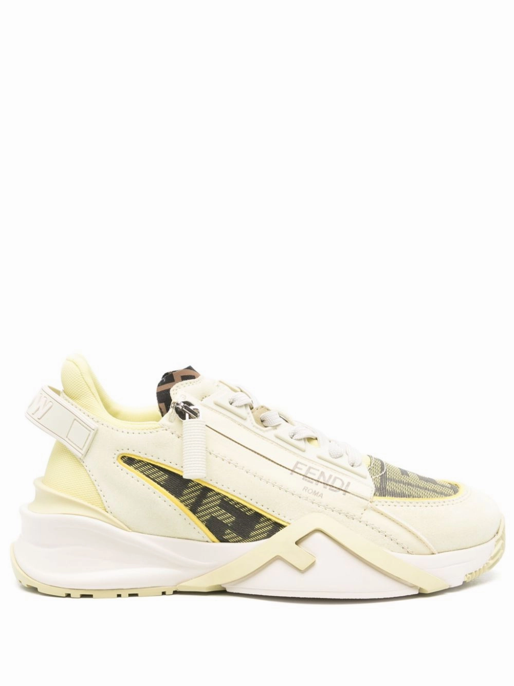 Earth Origins Sneakers FENDI Chunky Round Toe Leather Sneakers for Women