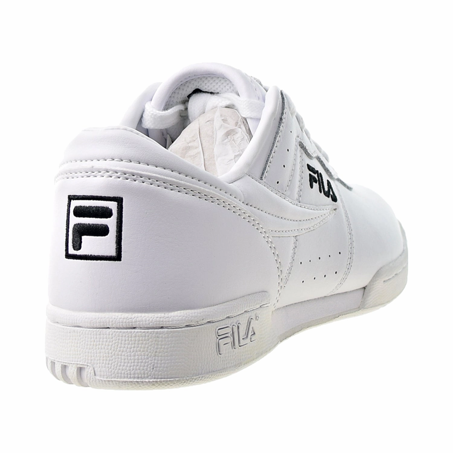 Fila Original Fitness Women's Shoes White-Black Slip On Athletic Sneakers