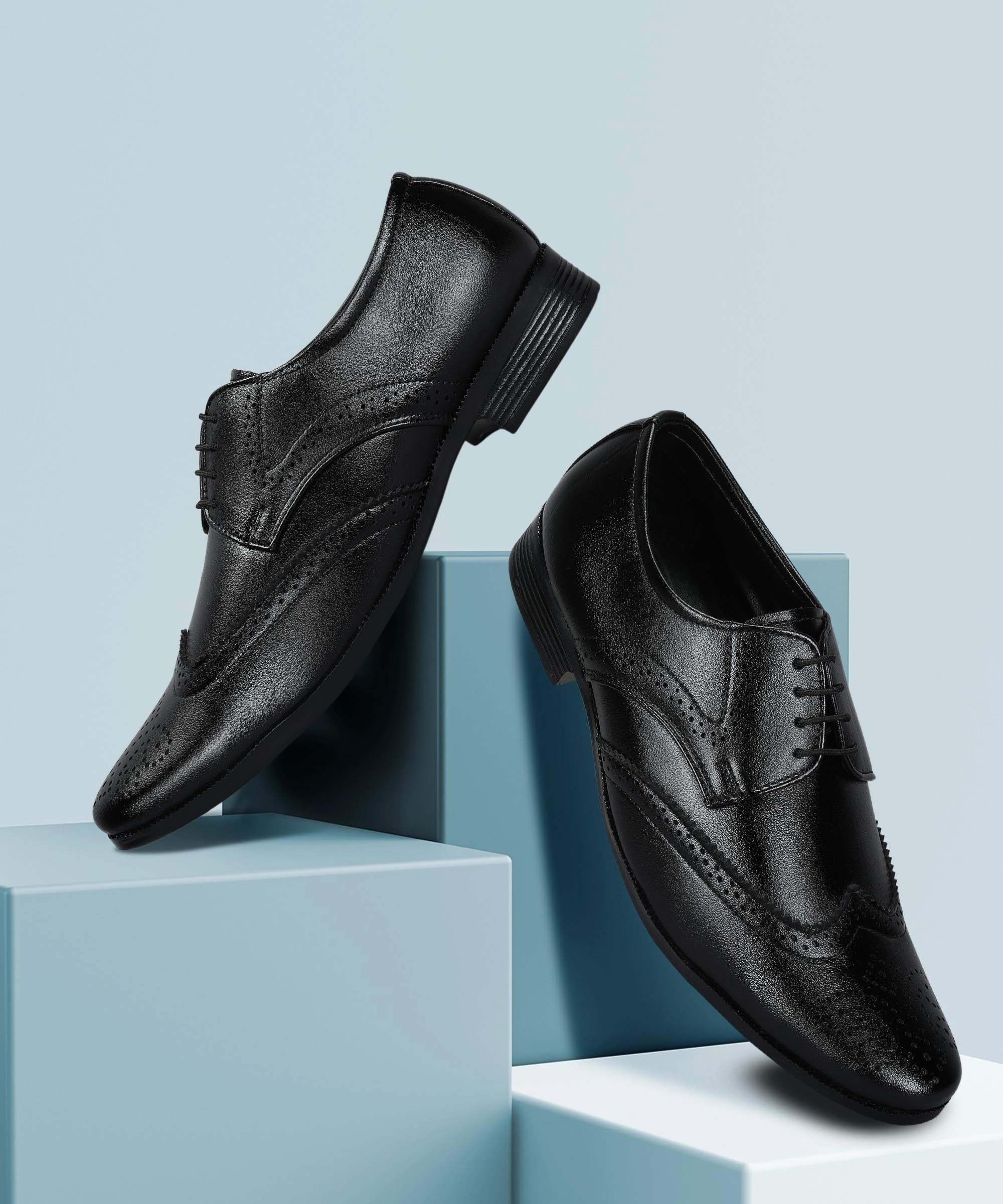 Paragon Men's Black Formal Shoes| Trendy, Durable & Sturdy for Outdoor Wear Formal Shoes