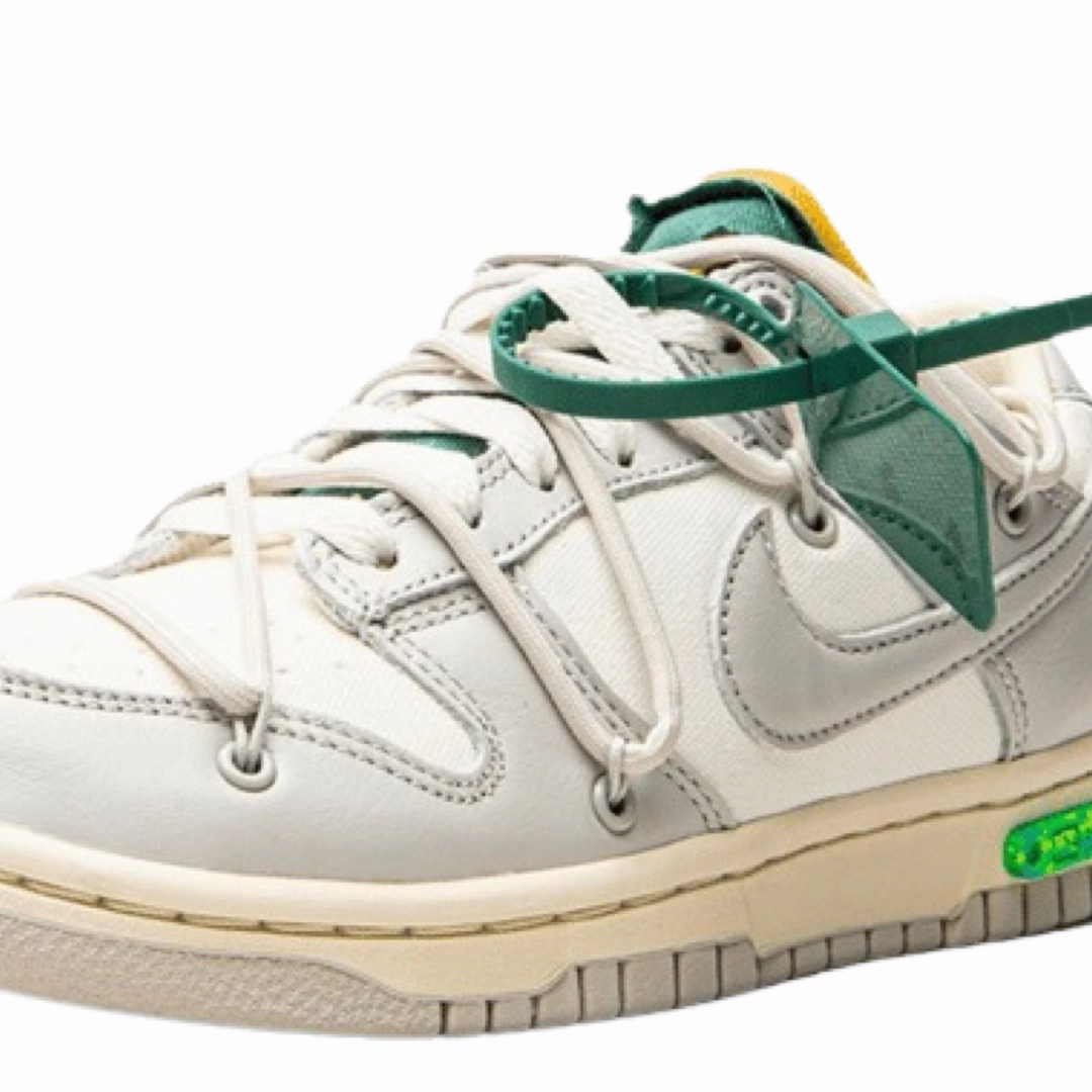 Asics Running Shoes Wide Off-White x Nike Dunk Low "Lot 42 of 50" Sail Neutral Grey Light Bone