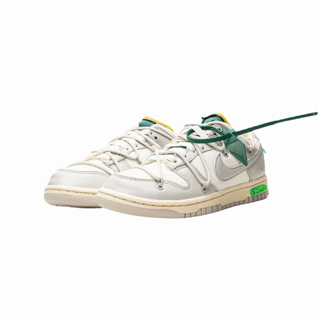 Off-White x Nike Dunk Low "Lot 42 of 50" Sail Neutral Grey Light Bone Asics Gel Pickleball Shoes