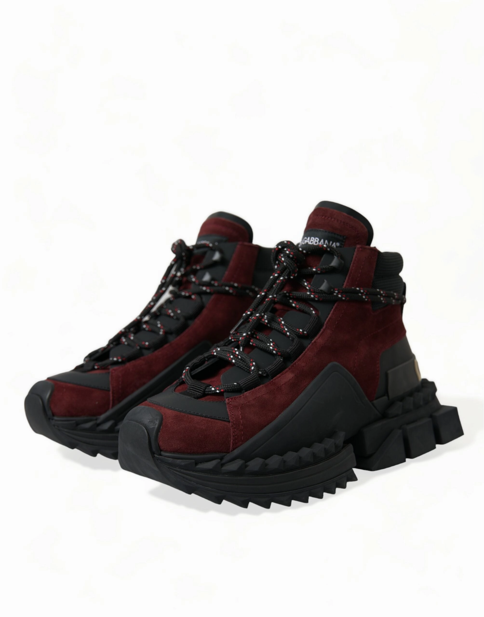 Valentine's Day Sneakers Burgundy Super King High Top Men Sneakers Shoes