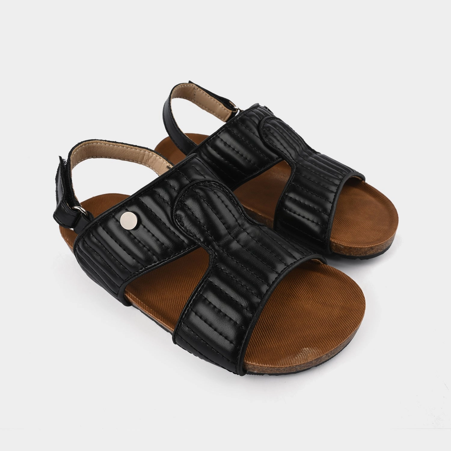 Boys Sandal H1040-514-BLACK Orthopedic Slides