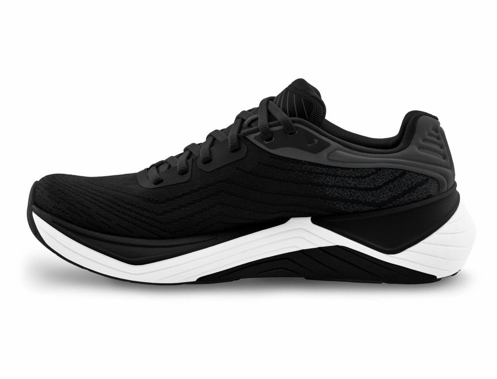 Topo Athletic Women's Ultrafly 5 - Black/White Minimal Trail Running Shoes