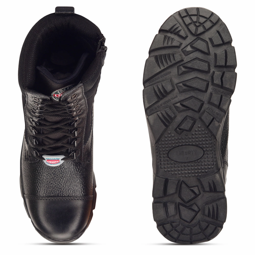 Comfortable Casual Walking Shoes Freedom Casual (Black) Defence DMS Boot with ZIP PARACOM-01 By Liberty