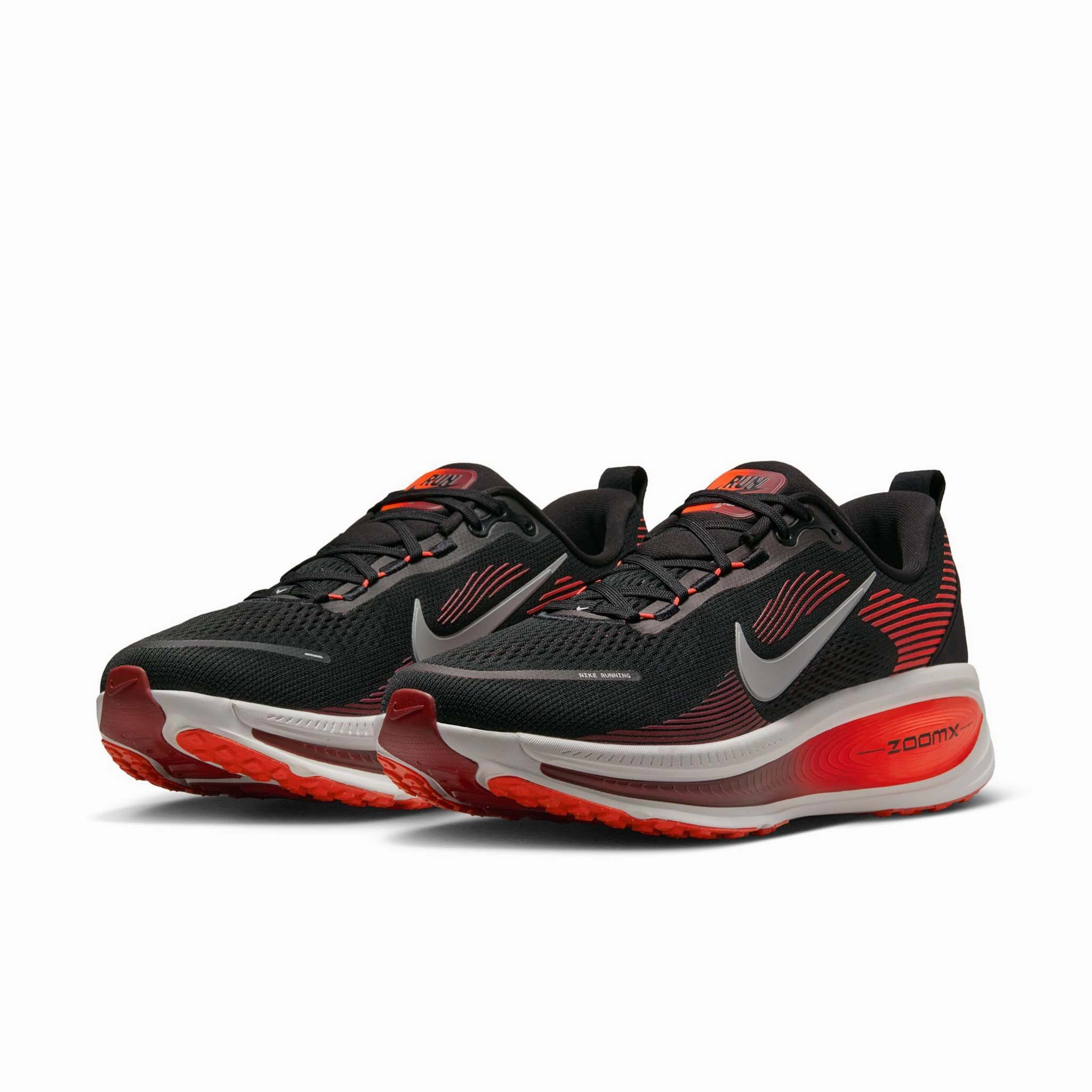 Asics Shoes In Pakistan Nike | Men's Vomero 18 Road Running Shoes - Black/Summit White-Bright Crimson