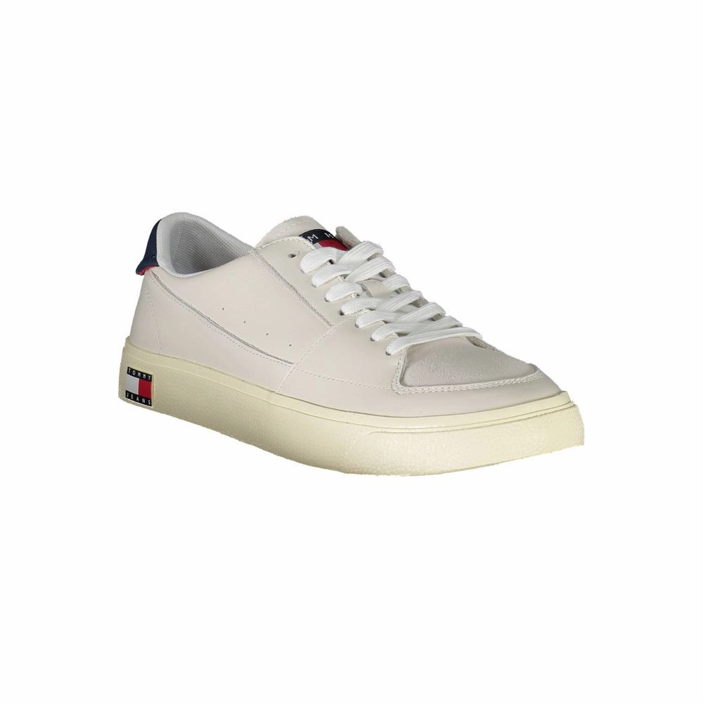 Teenage Sneakers Tommy Hilfiger White Leather Men Sneaker
