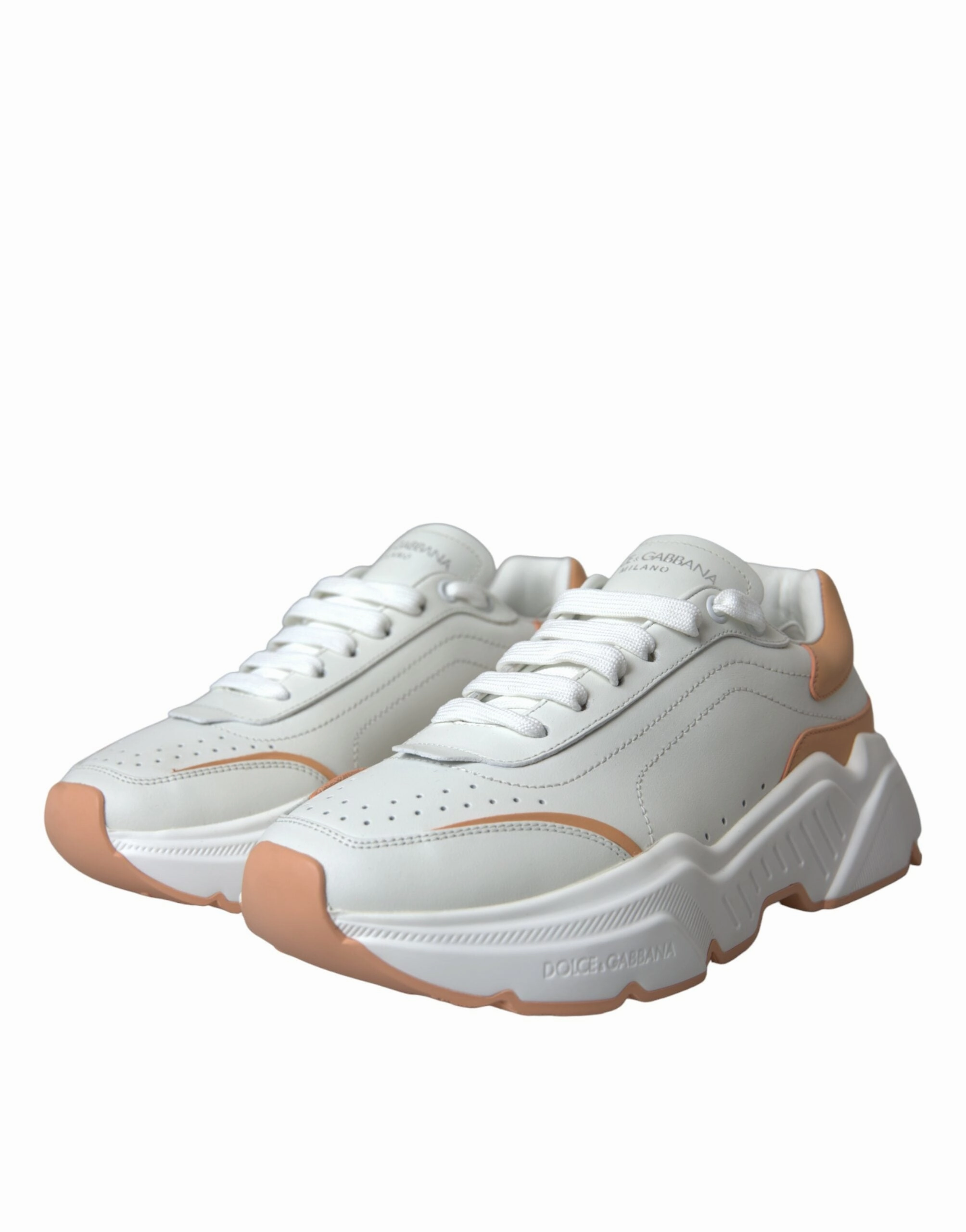 White Peach DAYMASTER Leather Sneakers Shoes Macy's Sneakers