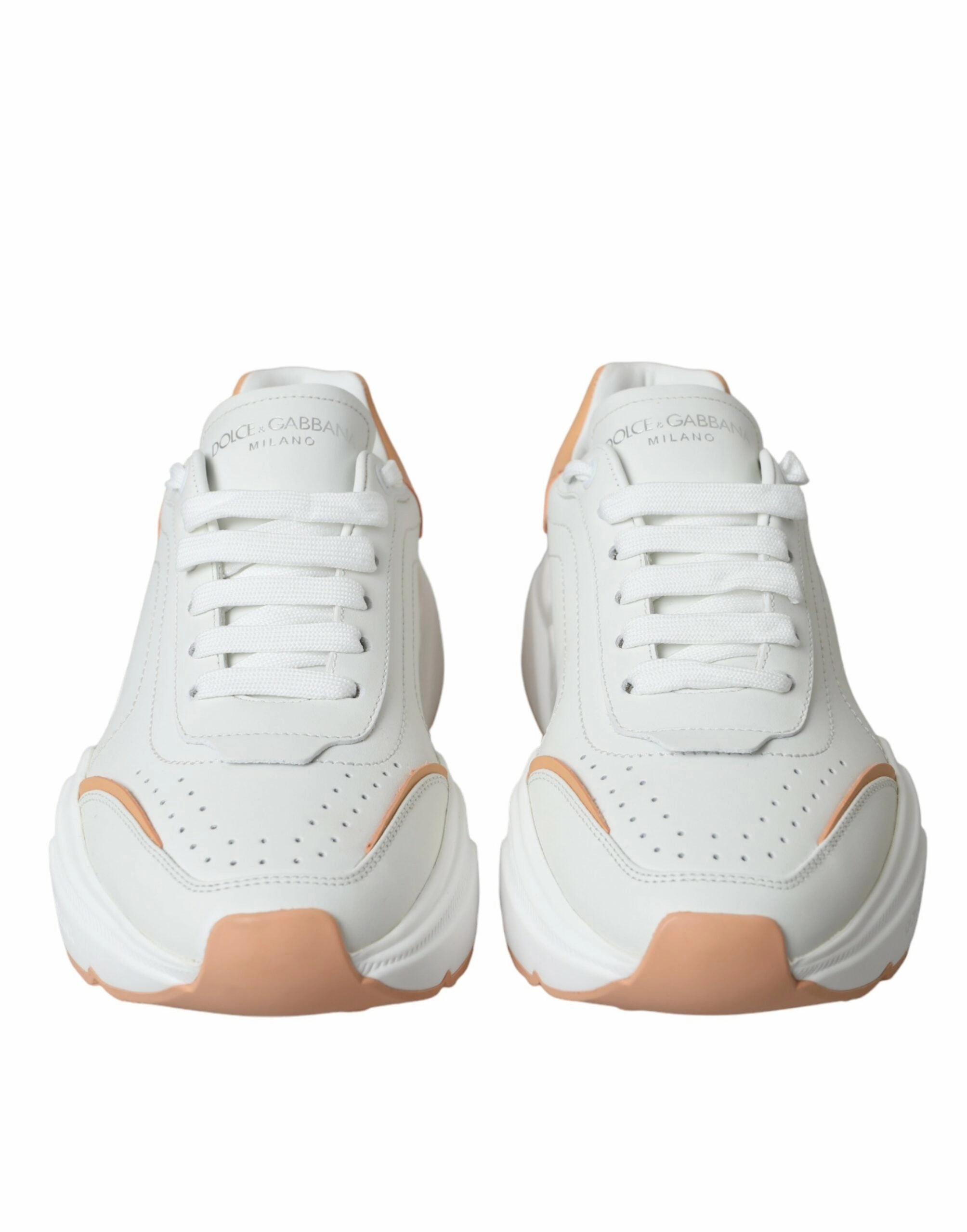 American Made Sneakers White Peach DAYMASTER Leather Sneakers Shoes