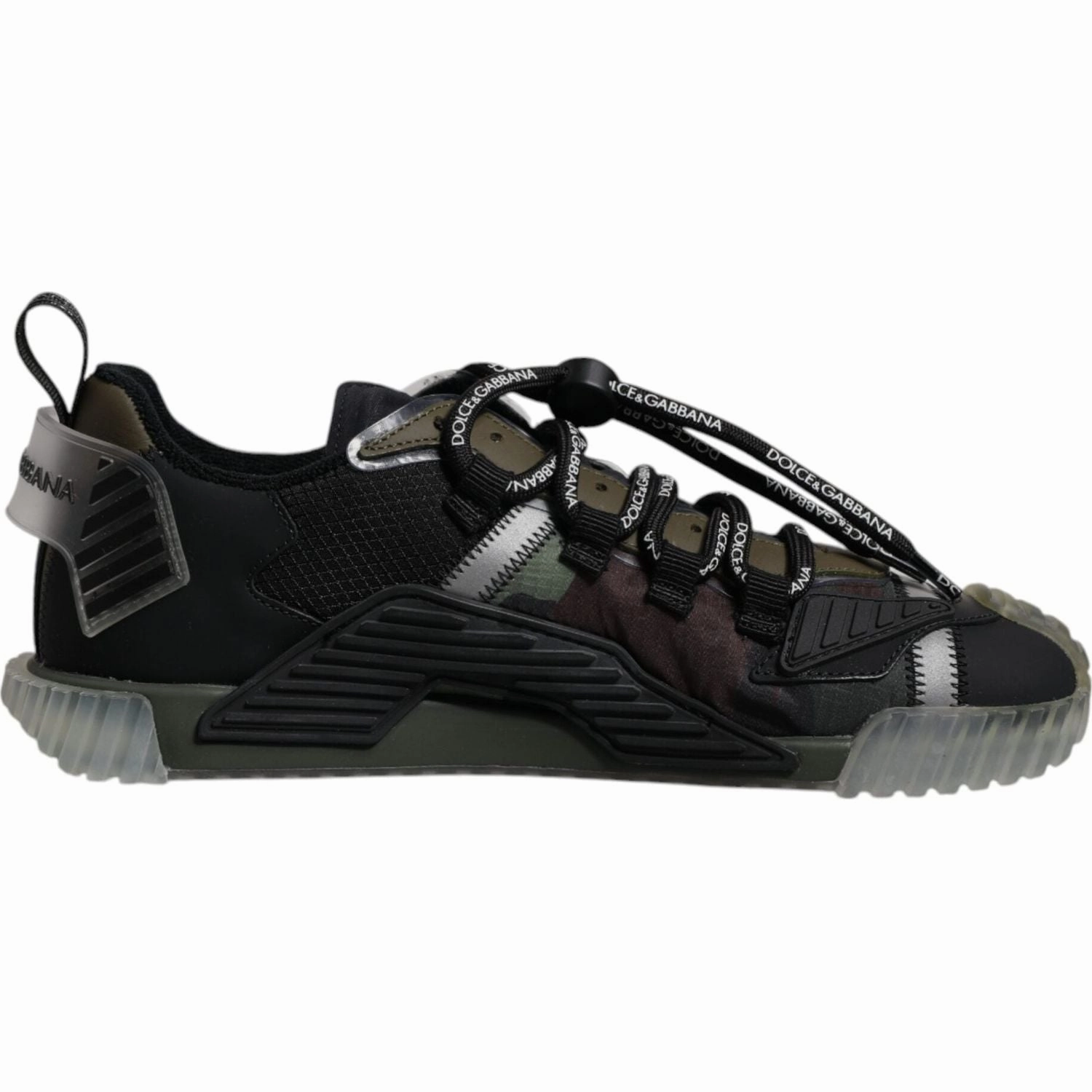 Sneakers On Power Lines Dolce & Gabbana Black Green Camo NS1 Low Top Sneakers Shoes