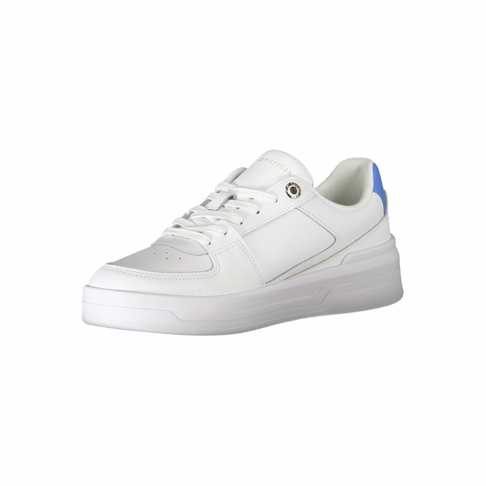 Tommy Hilfiger White Polyester Sneaker Danskin Sneakers