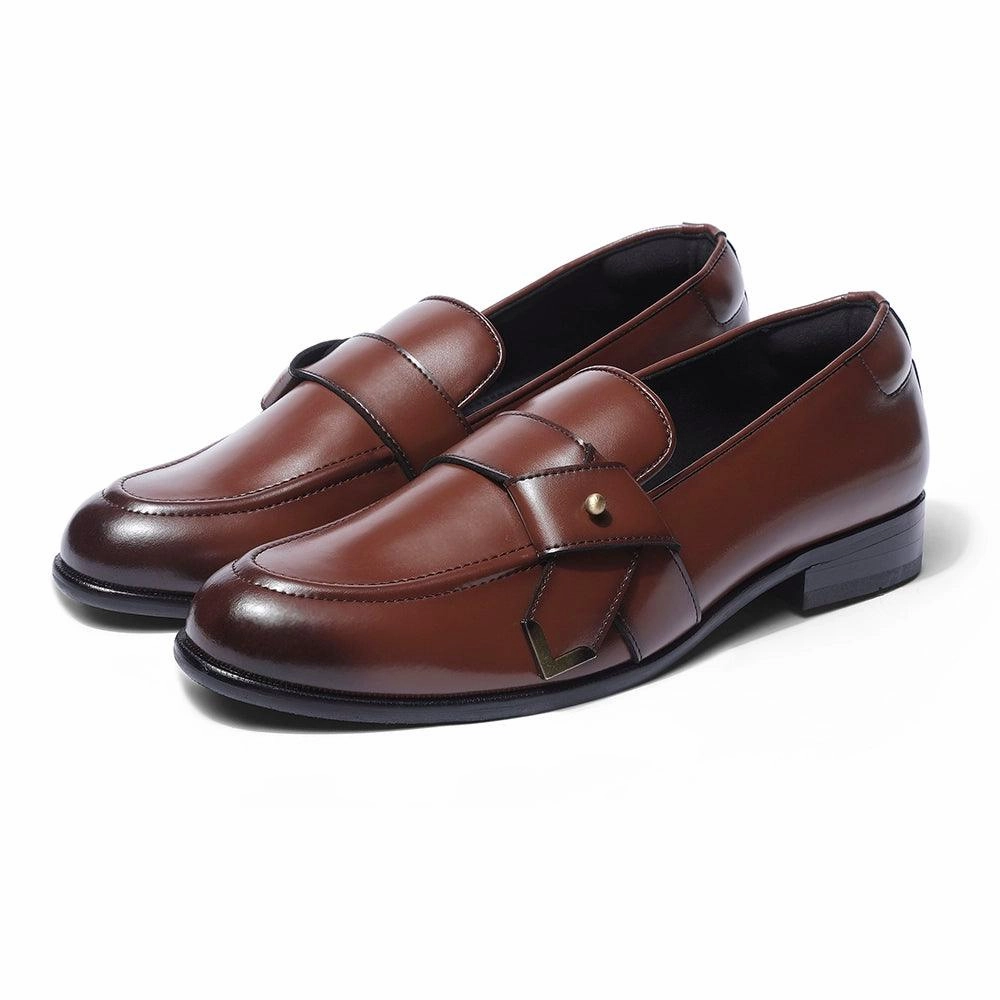 Lumberg - British Tan Loafers Outfit With Loafers