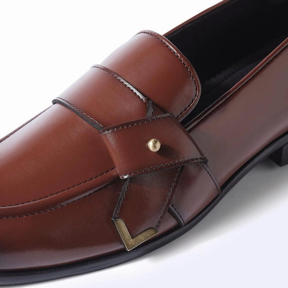 Lumberg - British Tan Loafers Break In Loafers