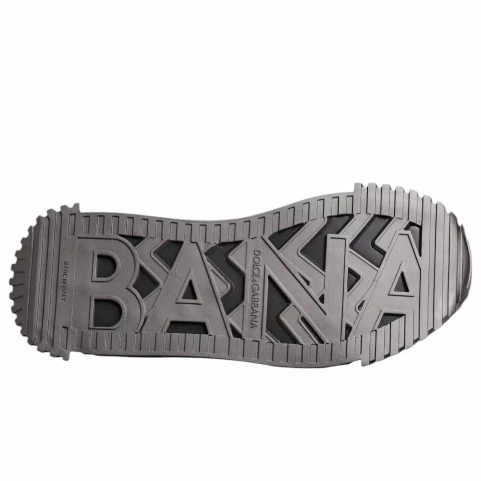 Doc Martens Sneakers Dolce & Gabbana Black Nylon NS1 Low Top Men Sneakers Shoes