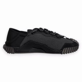 Dolce & Gabbana Black Nylon NS1 Low Top Men Sneakers Shoes Armani Sneakers