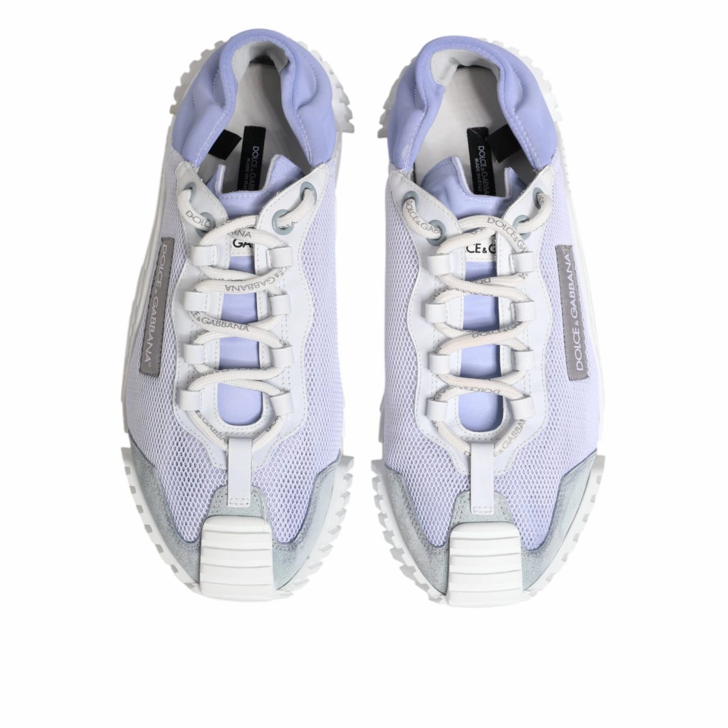 Salomon Hiking Sneakers Dolce & Gabbana Purple White NS1 Lace Up Low Top Sneakers Shoes