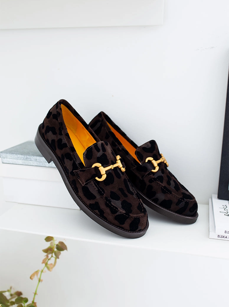Lmdi Loafers Frida chocolate leopard