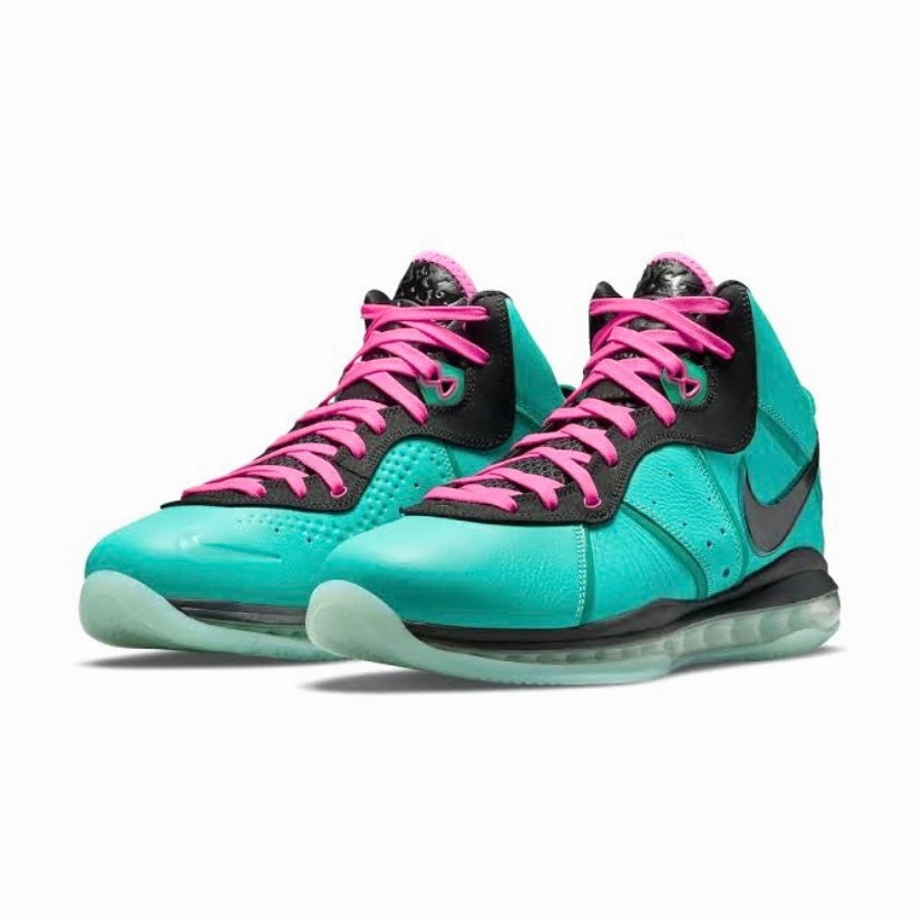 Nike Lebron 8 South Beach 2021 Retro Black Pink Flash Best Asics Court Shoes